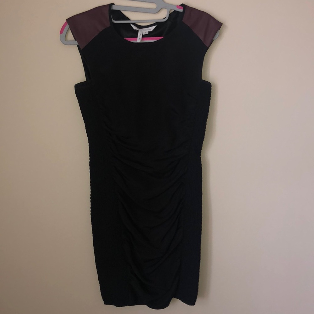 BCBG ruched bodycon dress